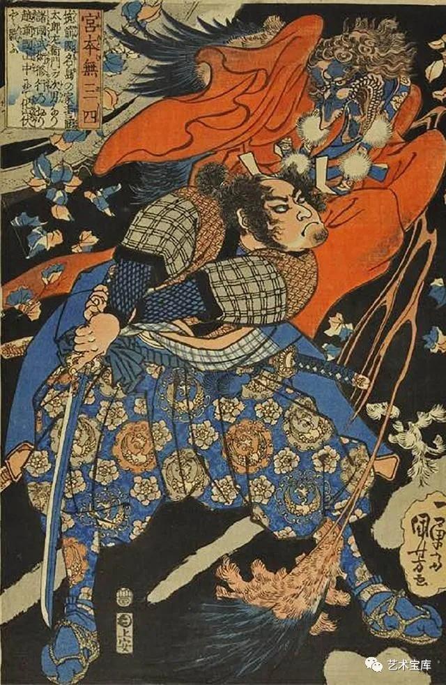 歌川国芳浮世绘中的源氏物语,西方美术史的画家