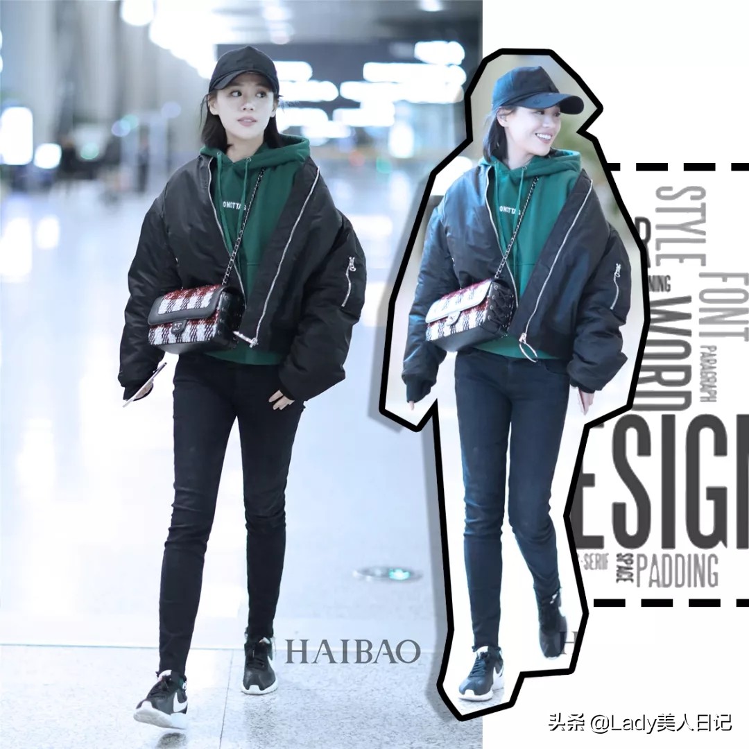 微胖穿卫衣的效果,卫衣小个子穿搭145-150显瘦