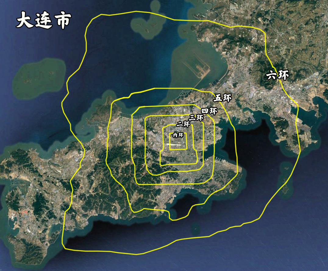 同比例面积城市对比,北京五环图对比各大城市
