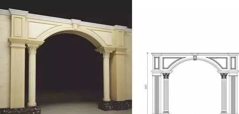 大理石极简垭口门套什么时候装,大理石垭口门套收边几公分好看