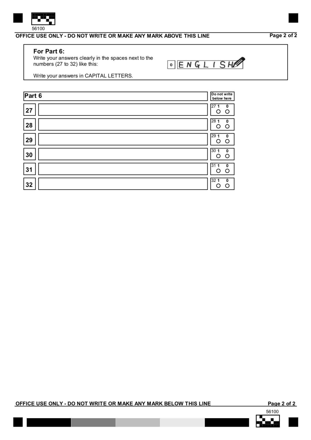 2020ket考试如何填答题卡,pet考试答题卡怎么填