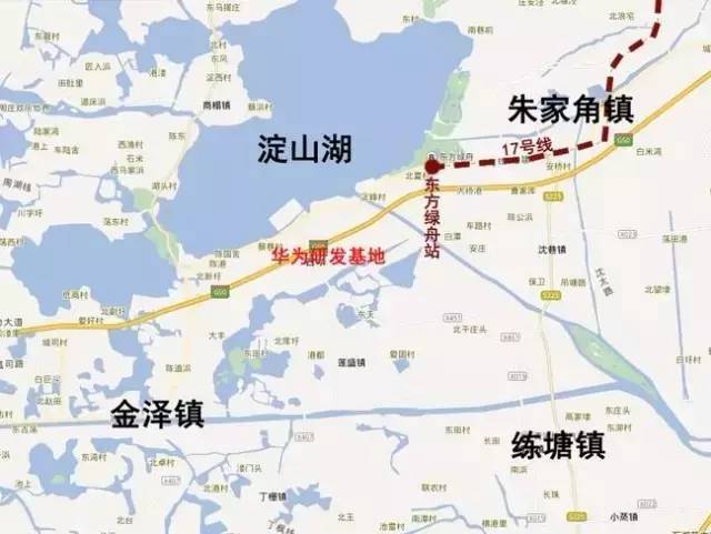 上海规划淀山湖新区,上海环淀山湖区