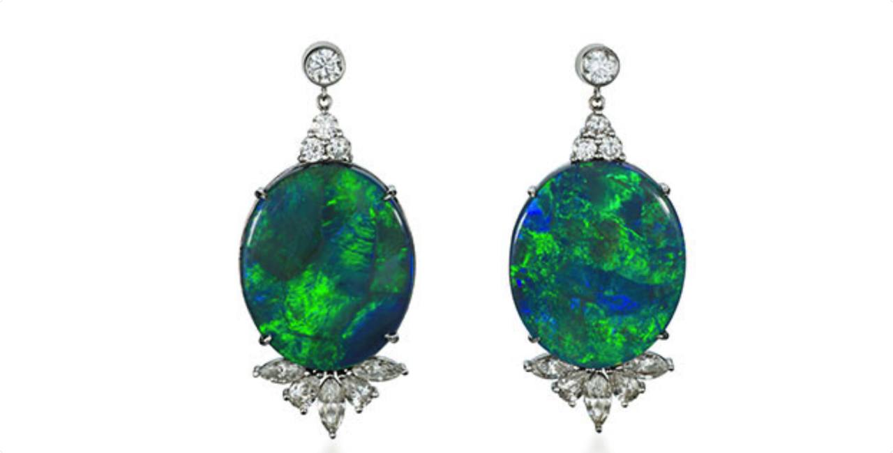 欧泊顶级珠宝图片,便宜又好看的天然宝石欧泊