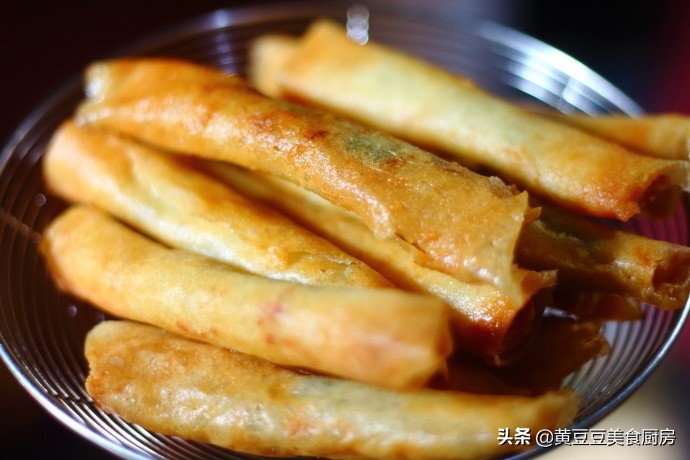 春节春卷馅儿怎么做,过年招待客人必备菜