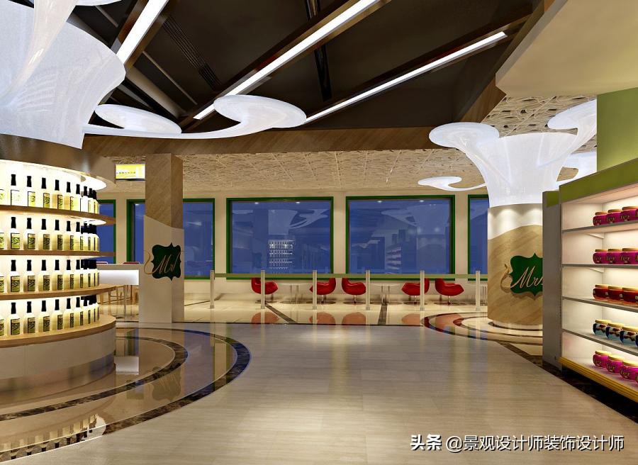 商场店铺设计案例图纸,超市设计图解大全