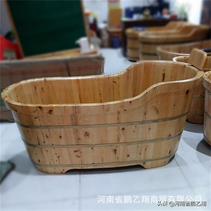北京榫卯结构木桶,榫卯木泡澡桶