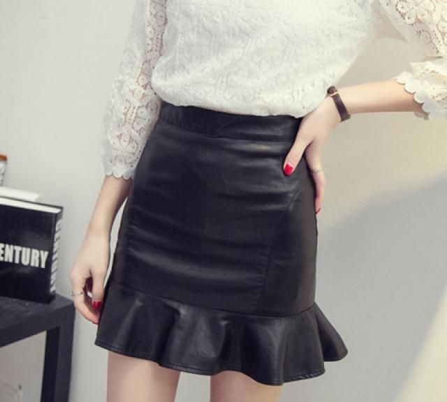 时尚显瘦的裙子让你美得不像话,皮裙时尚最新款