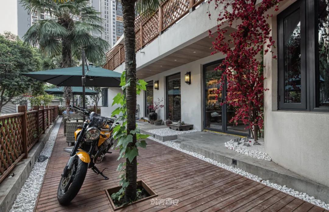 竹影/风和/雀动/人来，西安两座别墅改造的「雀笙」茶宿