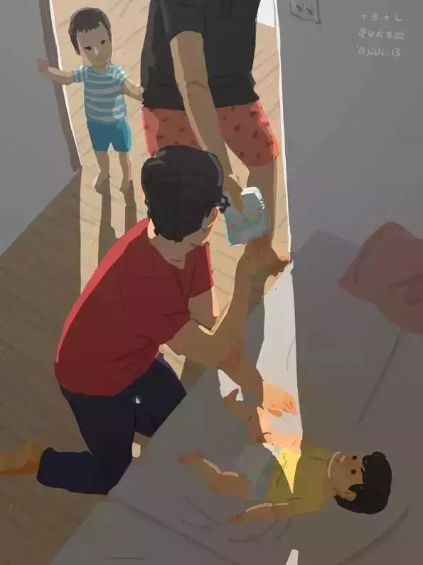 单亲爸爸带大的孩子什么样？他用一组插画赢得31万妈妈点赞