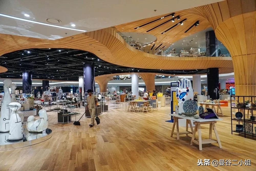 泰国曼谷水上商场,泰国室内水上集市