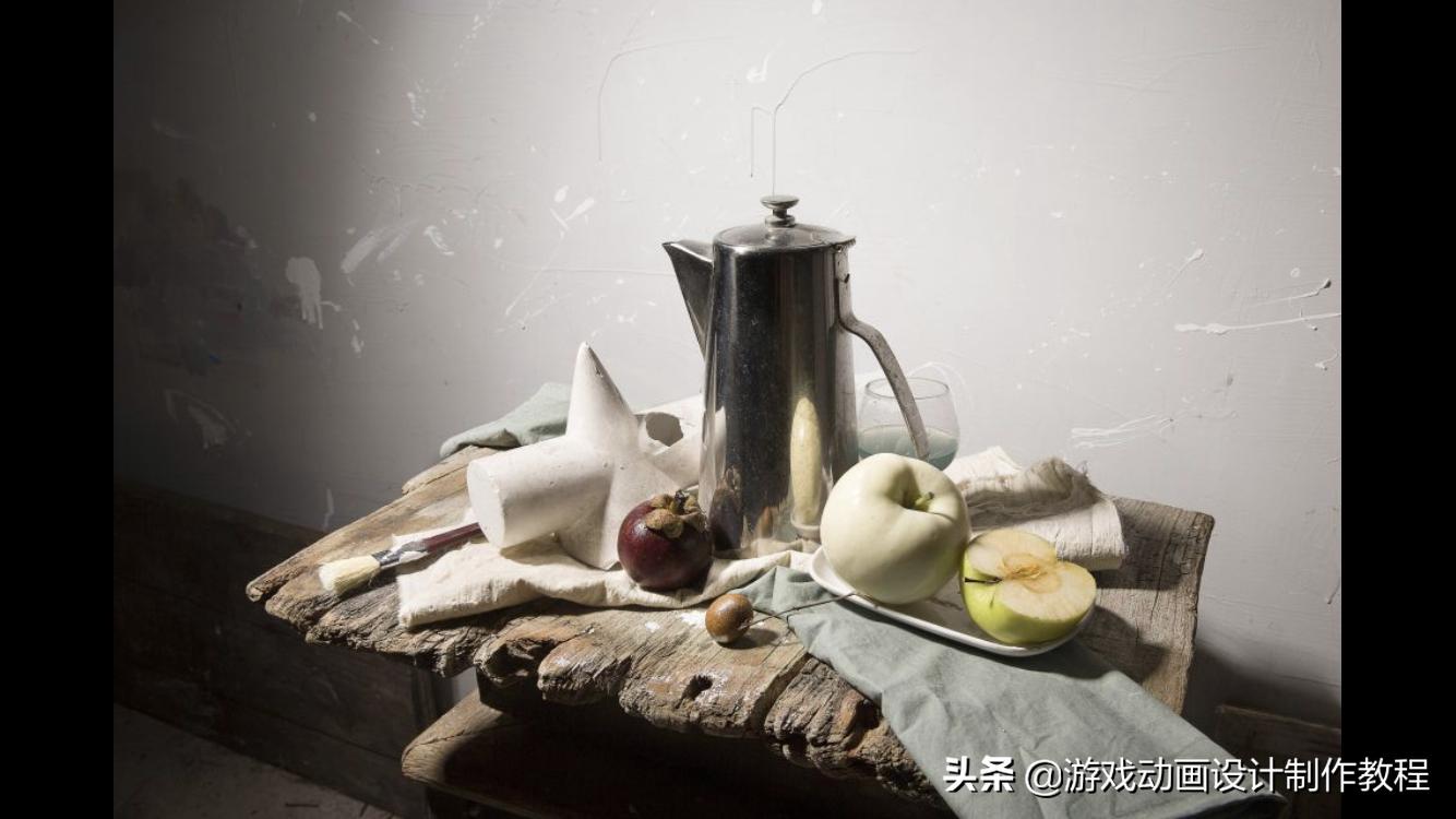 水粉画笔触教程简单,水粉画风景初学者教程步骤