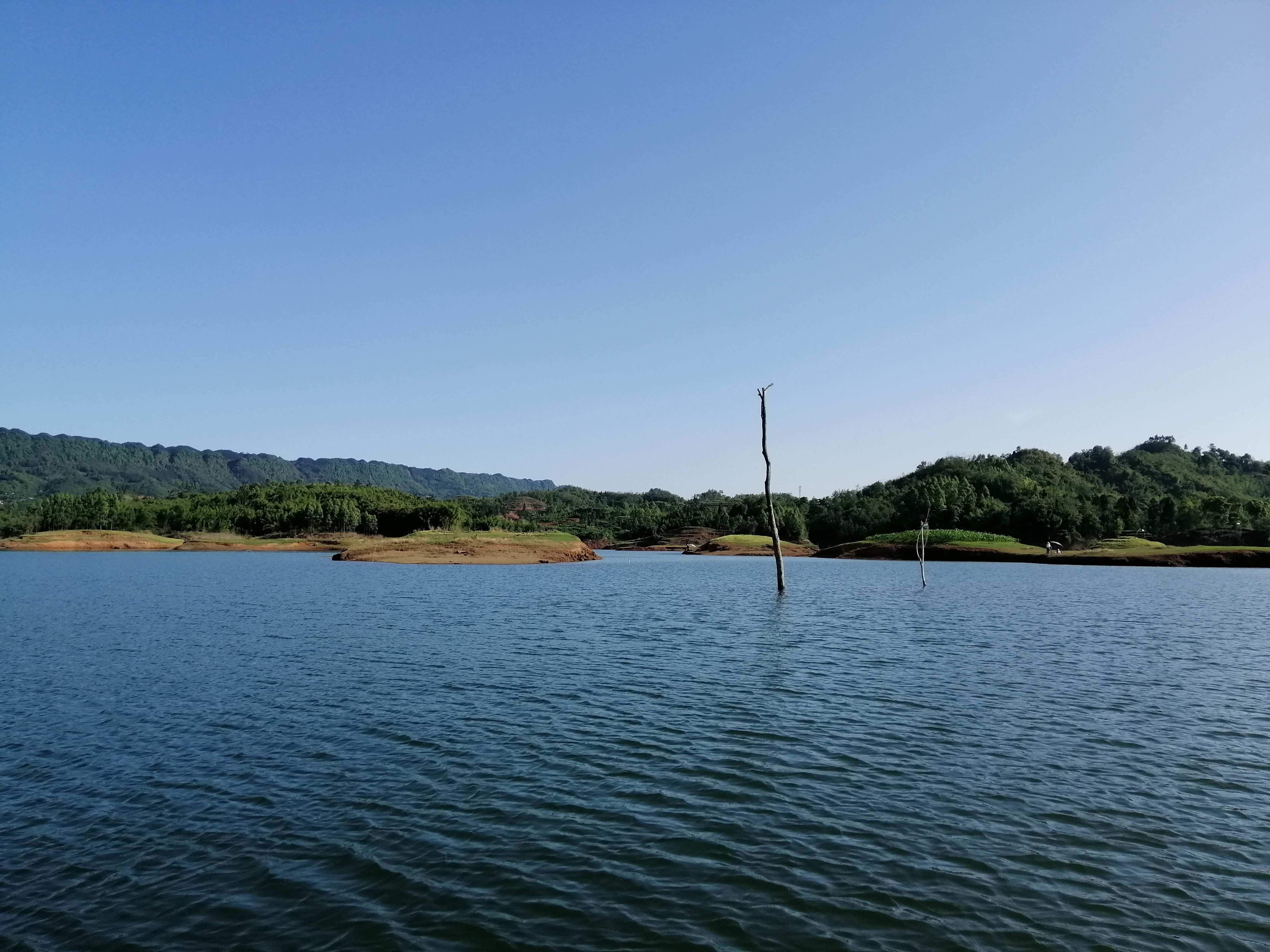 探钓深山水库,总岗山水库钓位