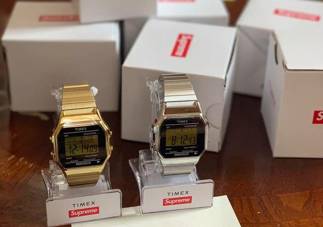 supreme最便宜的表,supreme联名运动手表