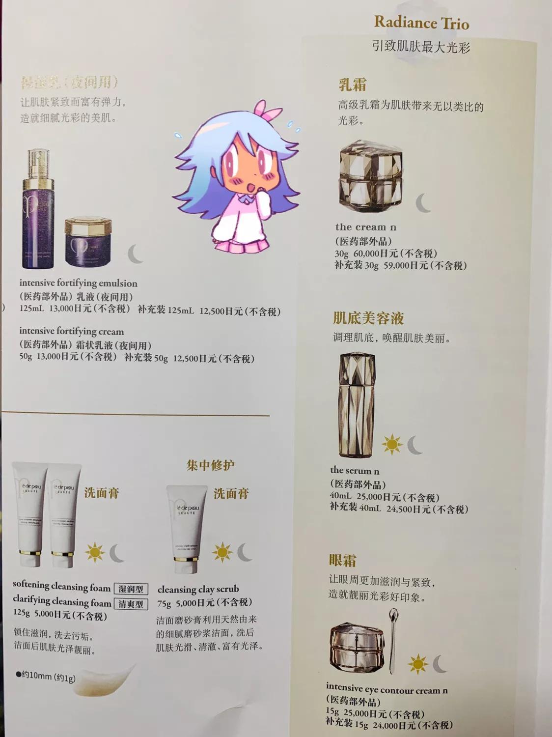 日本大丸百货专柜本地价格是这样的。（实拍价格搬运）