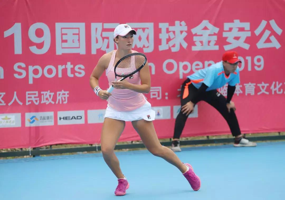 2019国际网球金安公开赛女单比赛激战正酣！