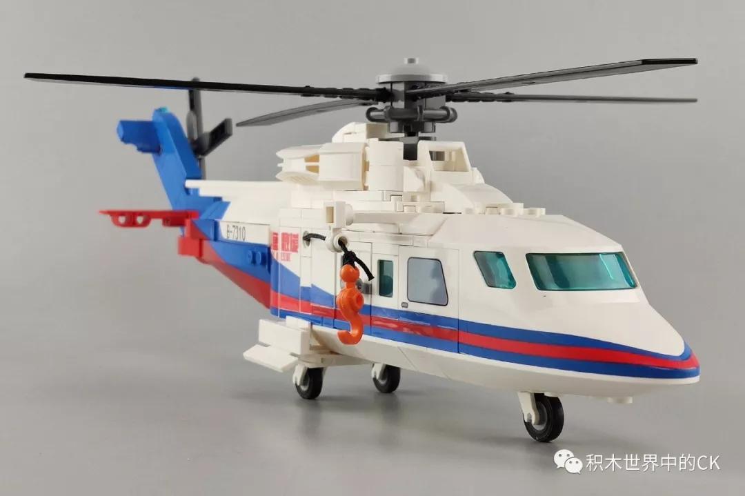 森宝60321救援直升机测评,森宝紧急救援系列