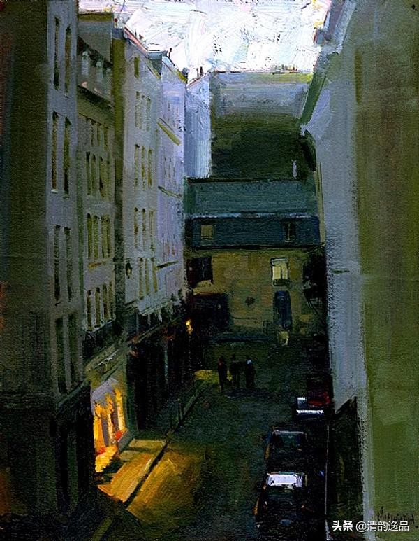 美国艺术家乔biwler油画作品赏析,丽莎印象派油画欣赏