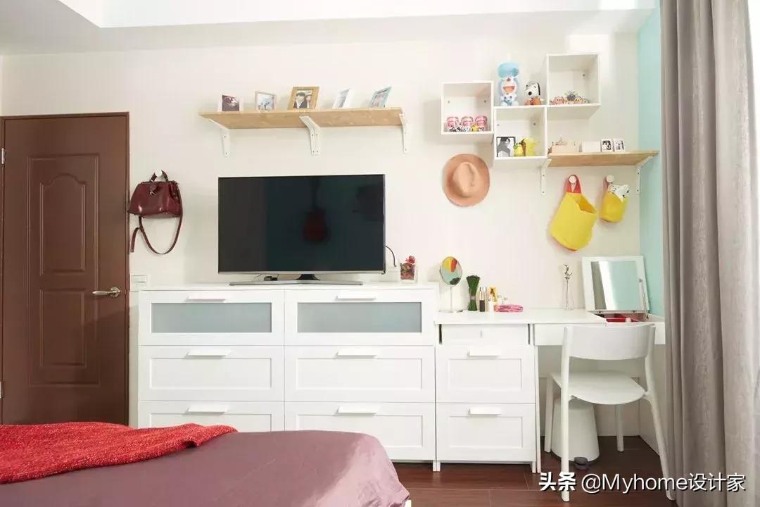 宜家旧房改造翻新书房,宜家书桌梳妆台