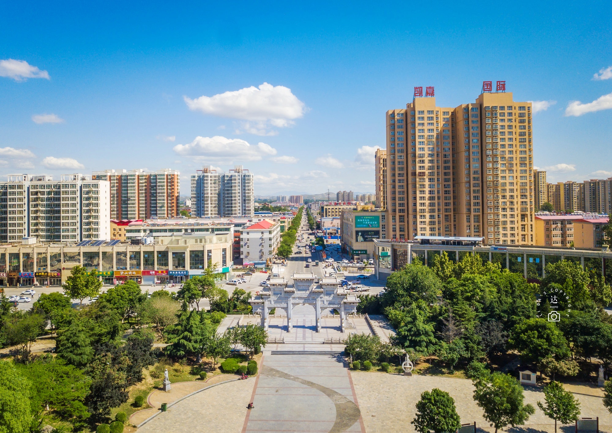 曲阳县城全景视频,曲阳县城高清地图