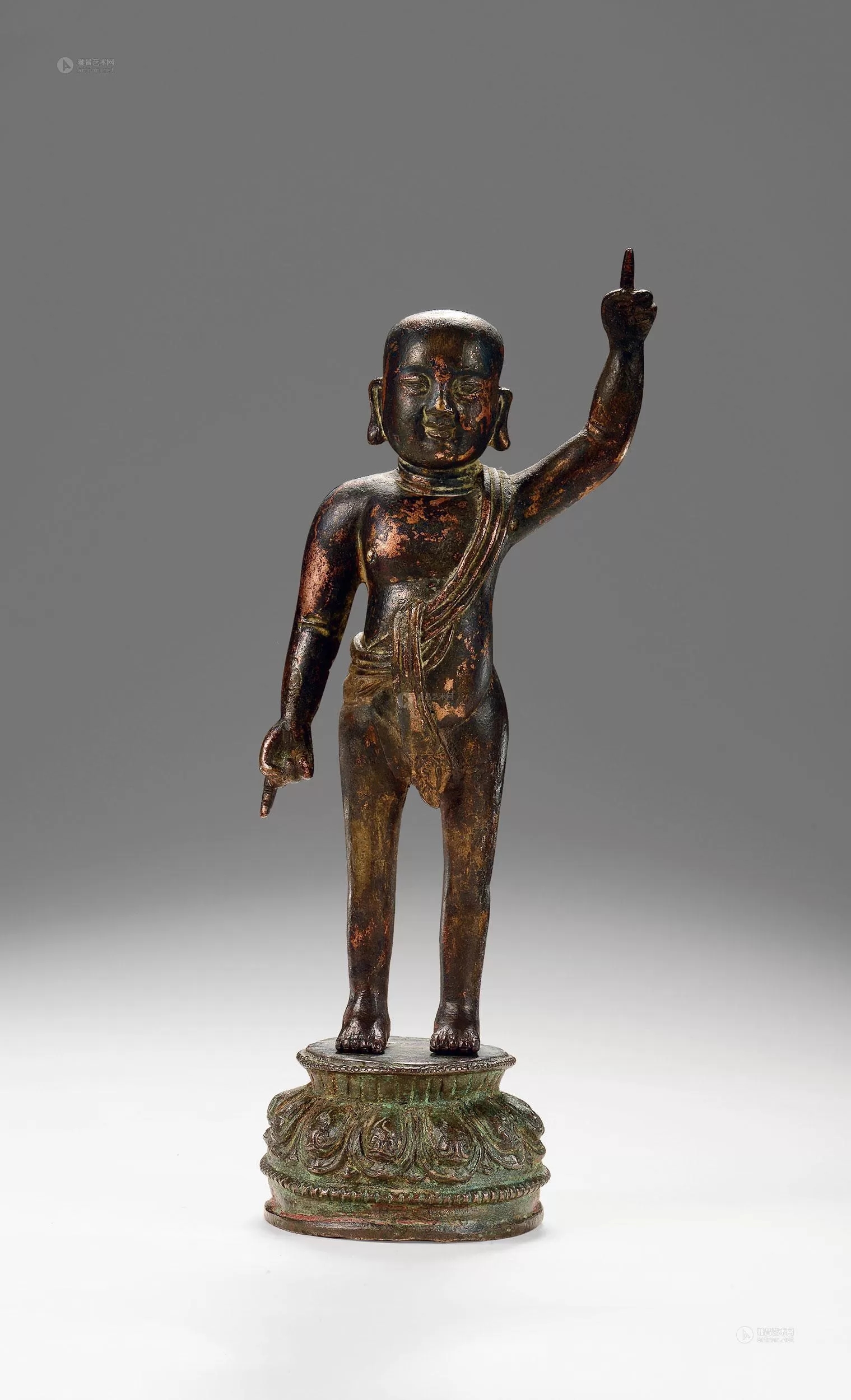 铜鎏金佛造像断代特征,古代金铜佛造像欣赏