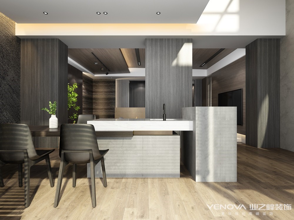 孔雀城大学里-450平现代风格