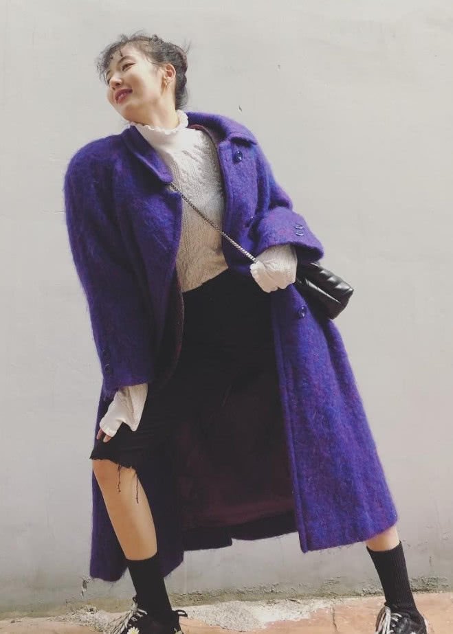 金泫雅粉毛大衣,金泫雅胖