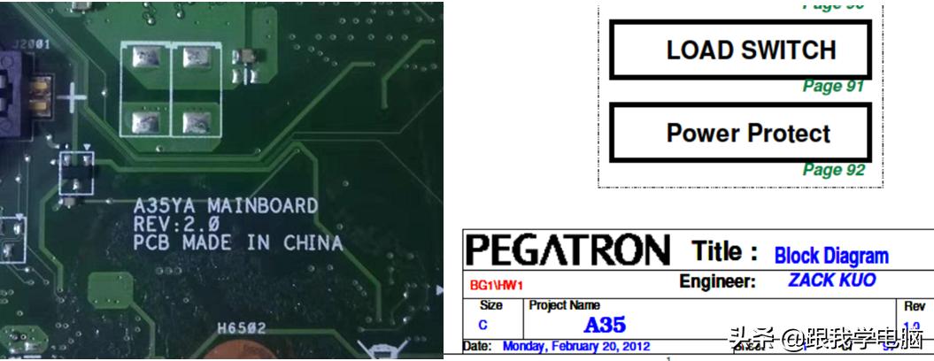 看懂笔记本电脑电路图快速入门,笔记本电路图基础知识讲解