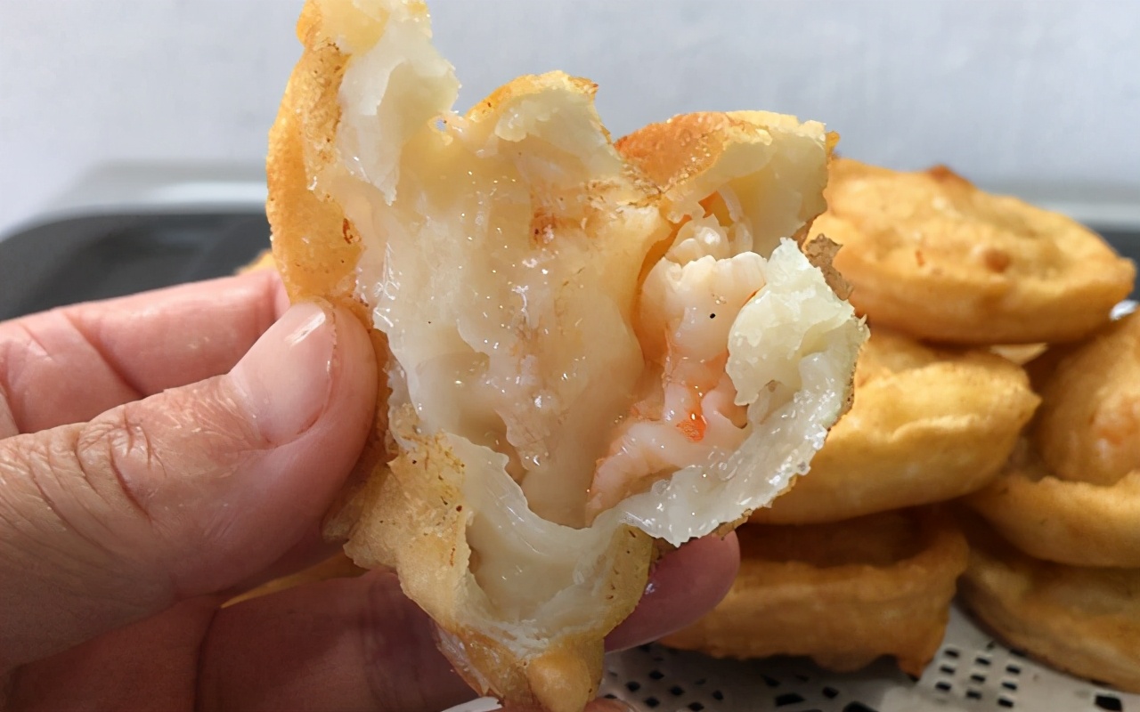 上海小吃早餐油墩,老上海传统小吃油墩子