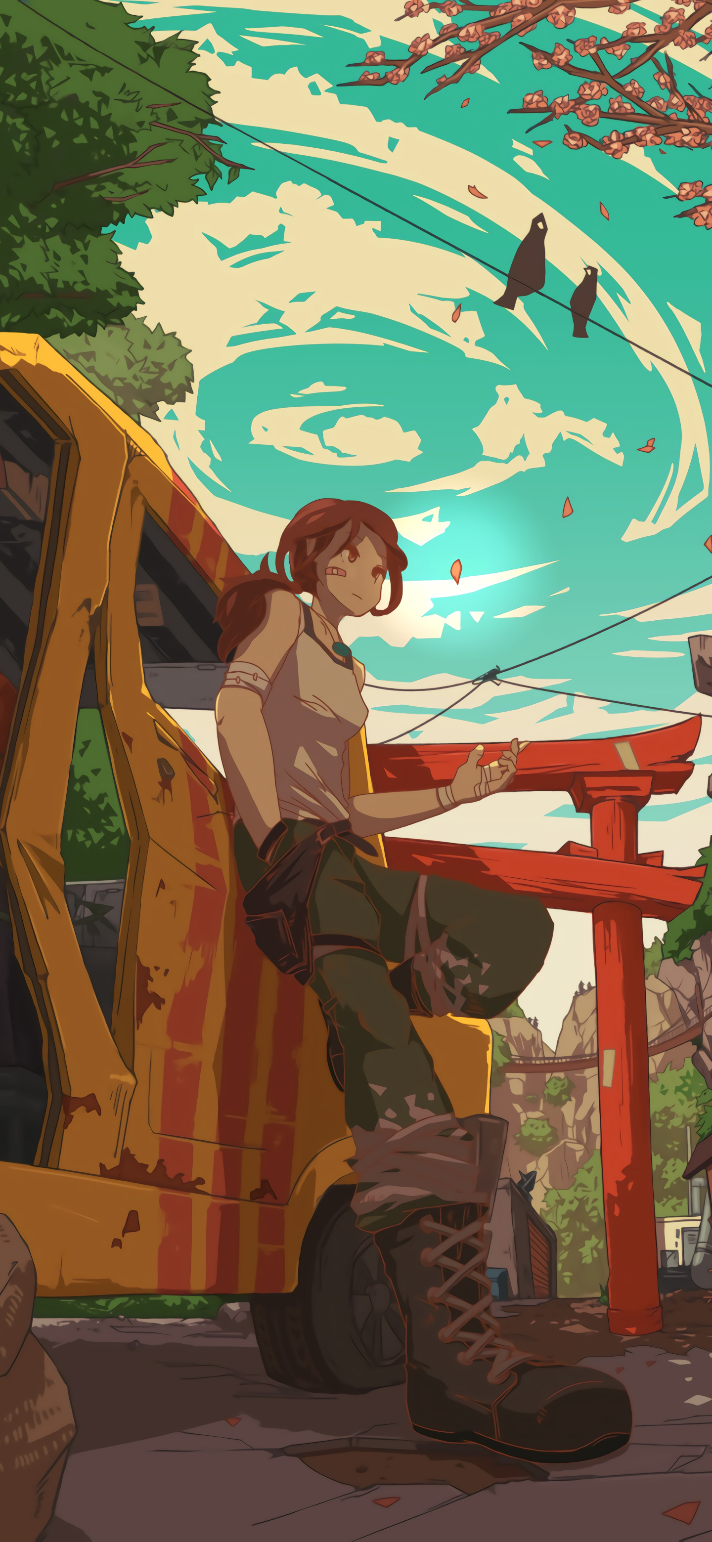 壁纸推荐丨很酷很赞的动漫场景，这个画风爱了