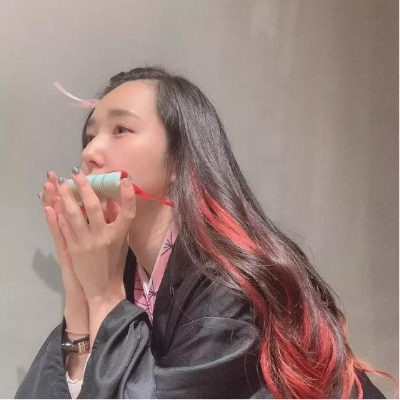 微潮色染发颜色推荐,恶魔紫色