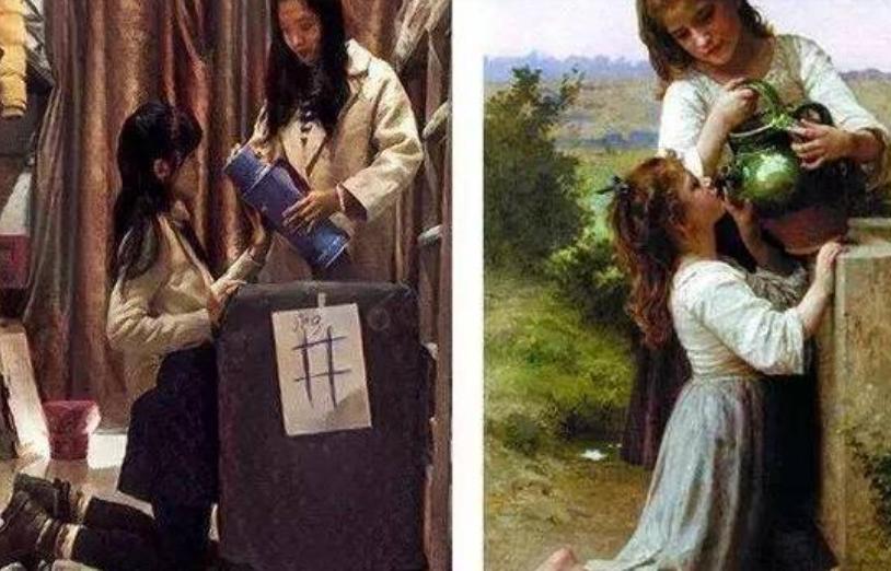 适合小学生模仿的世界名画原图,学生模仿的世界名画100幅人物