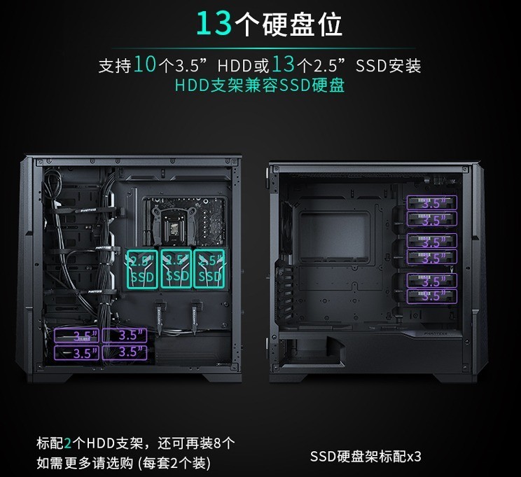 硬盘位少的小机箱推荐哪款,多盘位电脑机箱推荐