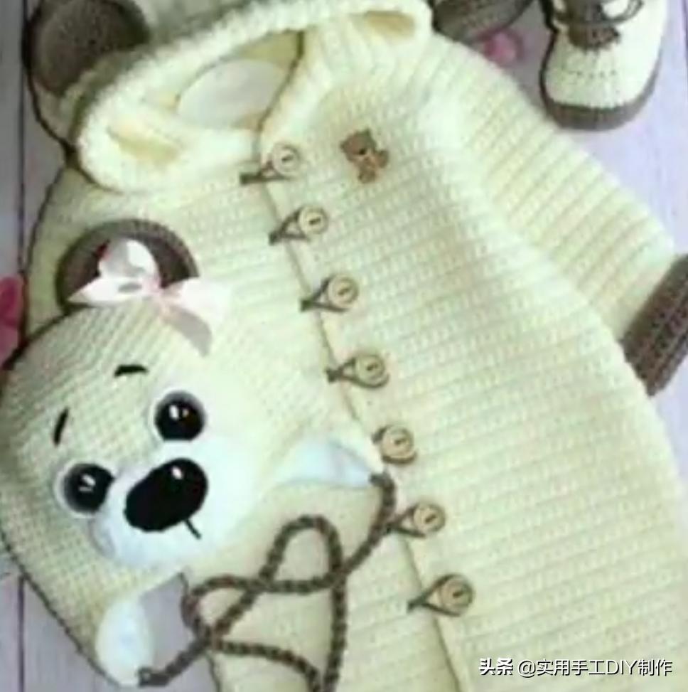 叶子针织宝宝连体衣裤教程 (连体婴儿裤子针织教程)