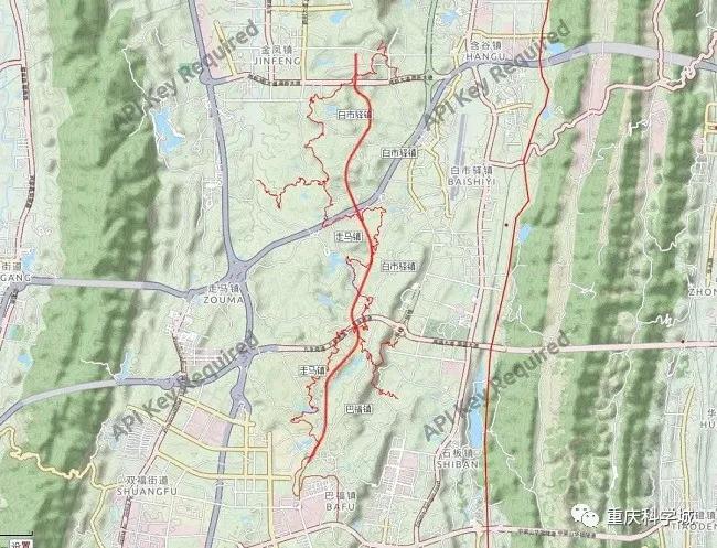 西永道路规划图,西永路网规划