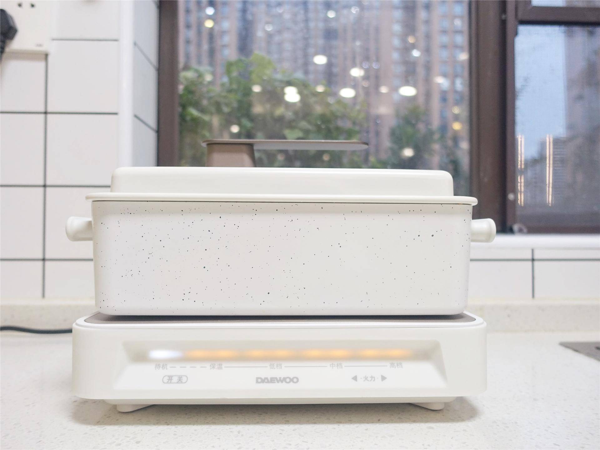 大宇料理锅测评,大宇daewoo聚嗨锅料理盘