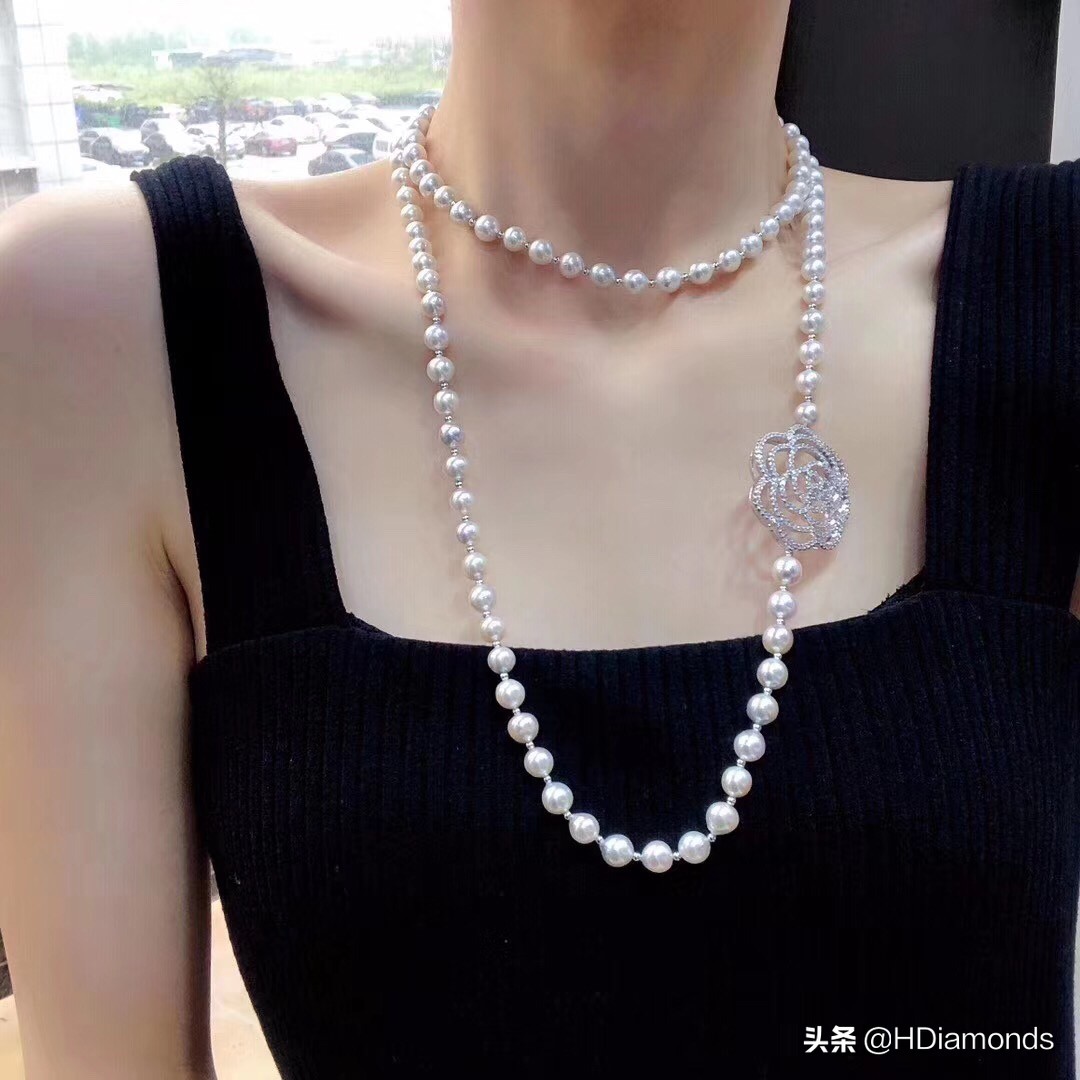 今年最火的毛衣链珍珠,2023最新款珍珠毛衣链