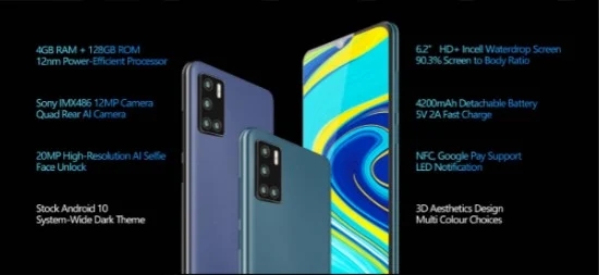 库柏发布新机CubotP40：6.2寸屏+联发科HelioA22芯片只售640元