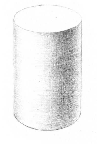 素描初学者绘画步骤图几何体,素描画几何体简单初学者