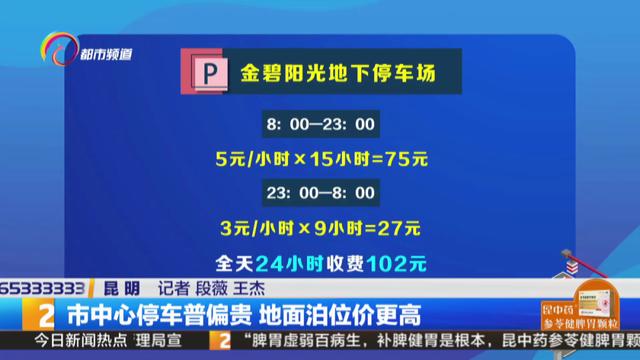 昆明市停车费最新规定,昆明起步价5元一小时停车费标准