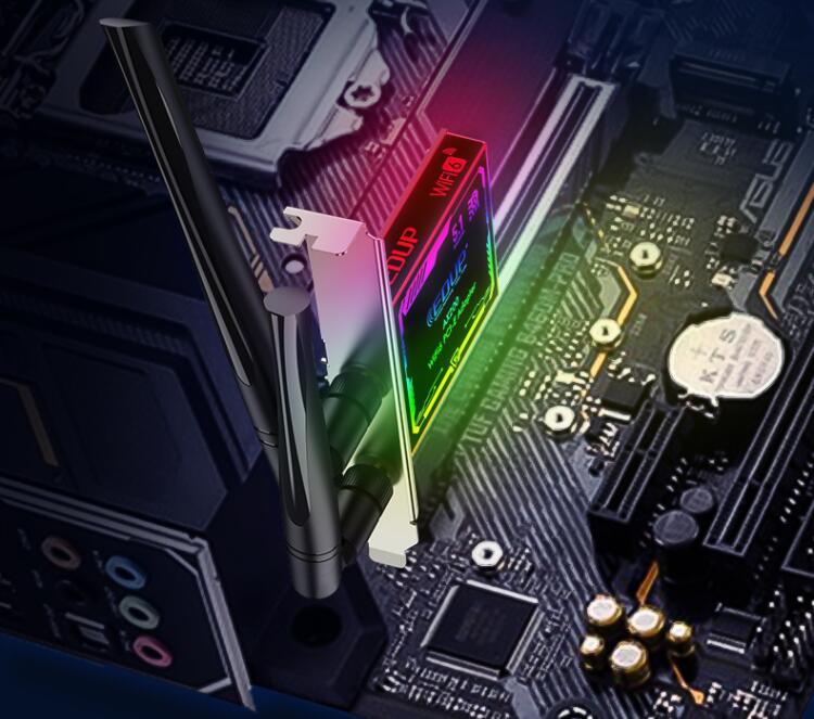 点亮RGB信仰之光9636LSwifi6无线网卡为青春喝彩