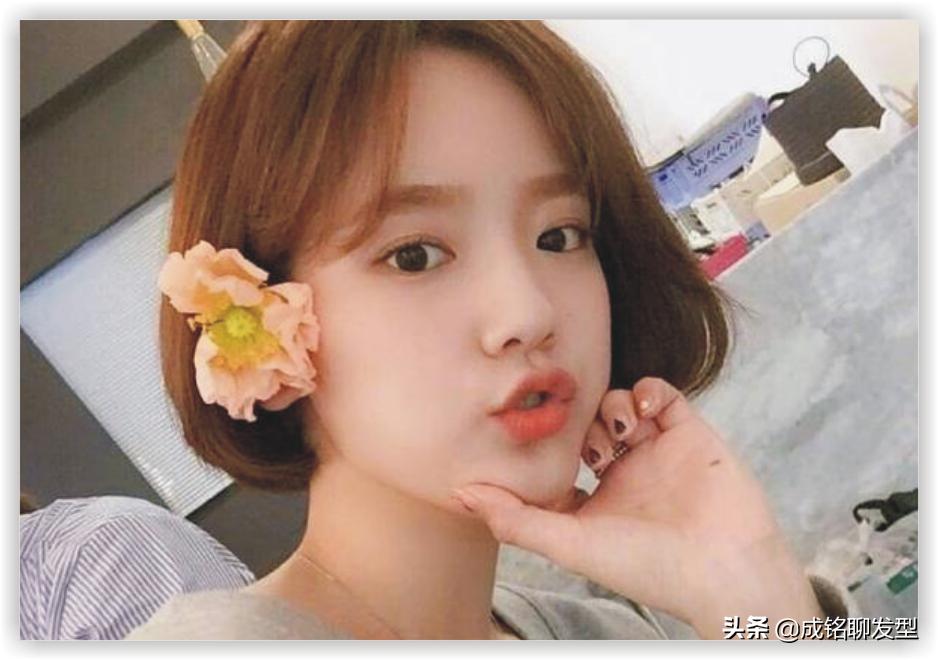 谁说圆脸不适合狼尾,圆脸短发不要刘海发型酷酷的