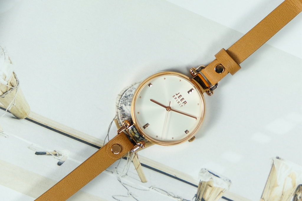 jeepspirit丹宁石英表,jeep森系手表女