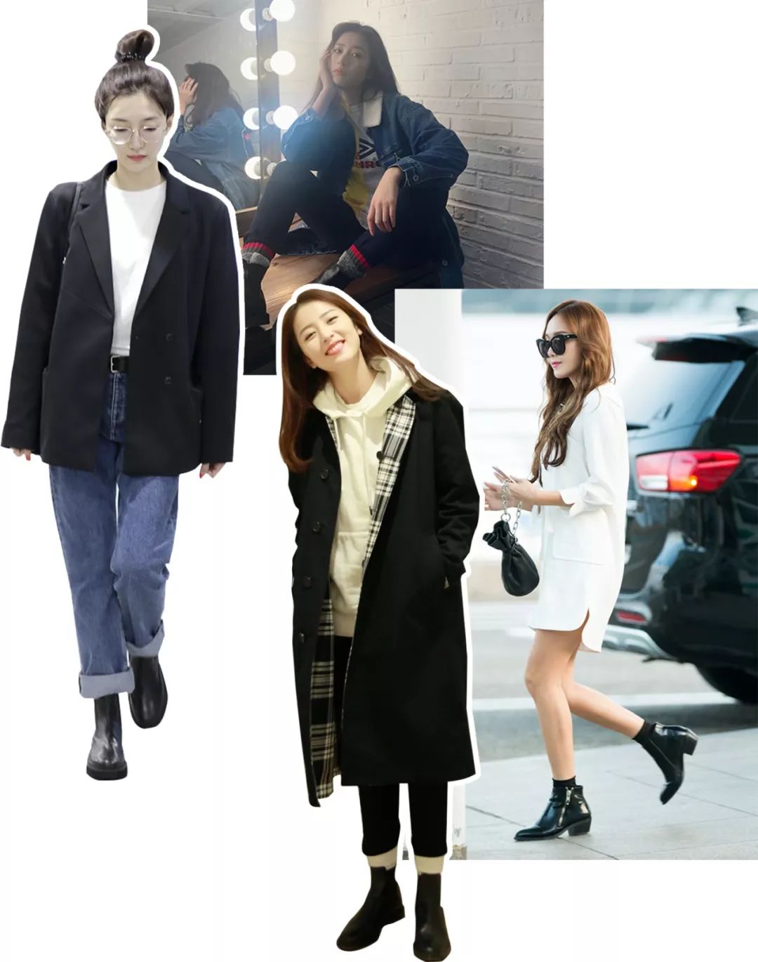 今年流行的靴子适合小粗腿穿,秋冬高跟百搭靴子