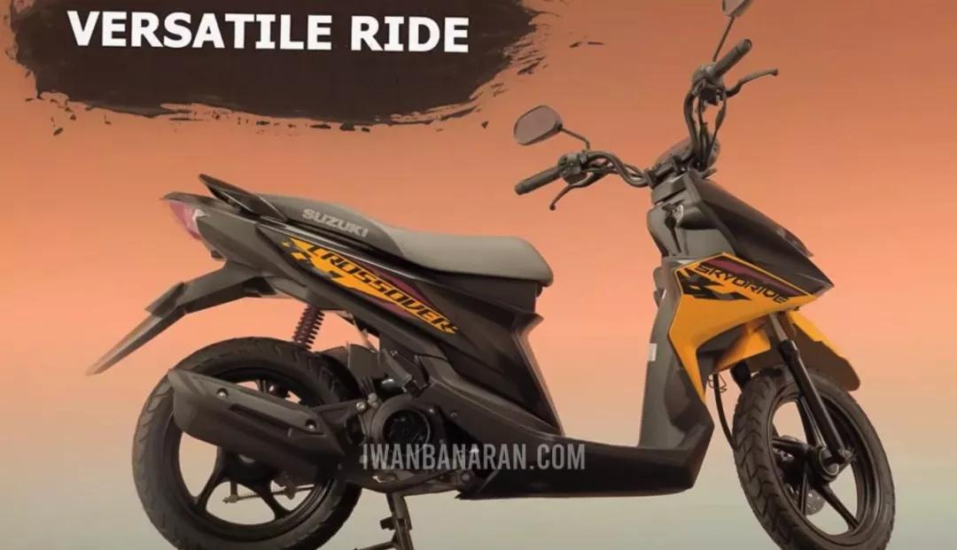 铃木踏板汉堡人125cc,铃木摩托车踏板全系列网红款