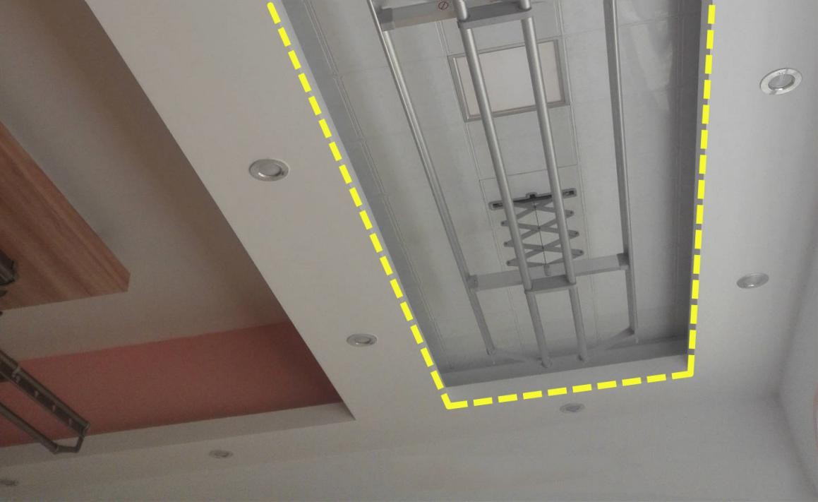 米家智能晾衣架pro吊顶开槽安装,阳台晾衣架隐藏美观实用高端大气