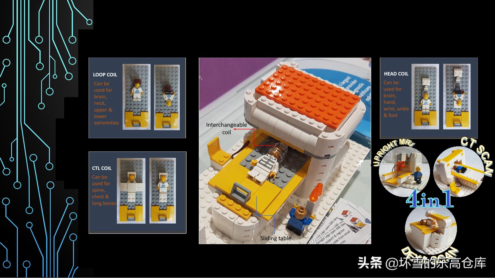 乐高医院检查器,用乐高拼出来的医院