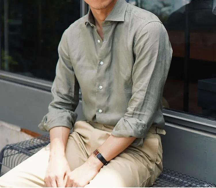 亚麻衬衫对比,今年流行的亚麻衬衫哪些人不适合