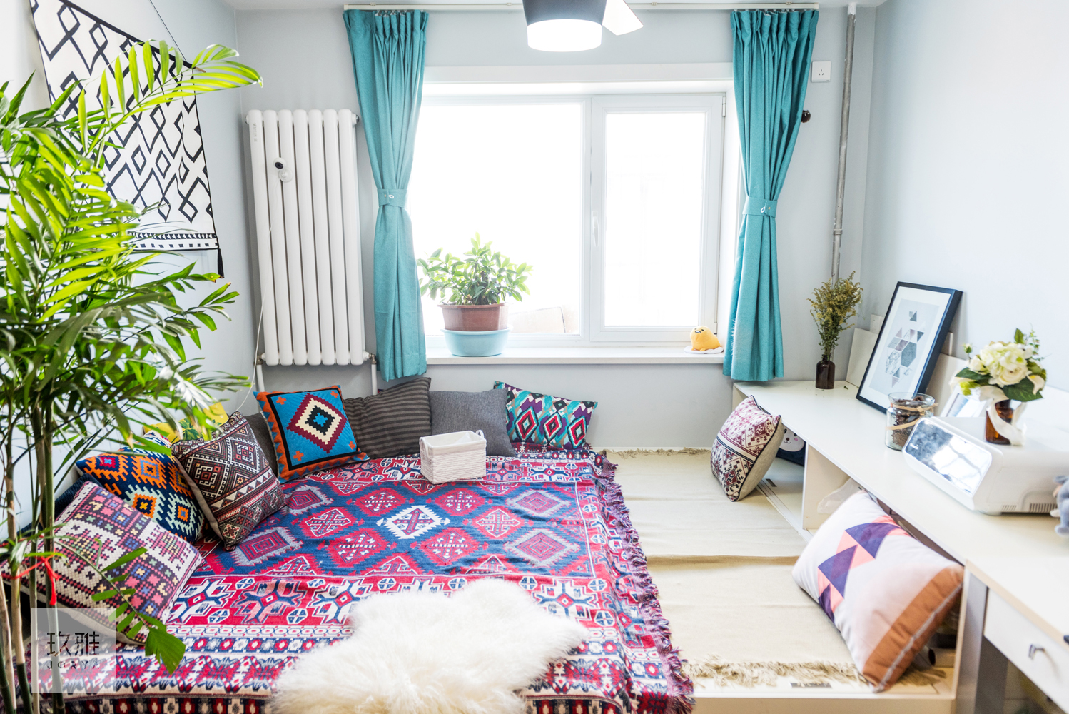 石家庄现代简约设计案例,春意盎然装修风格