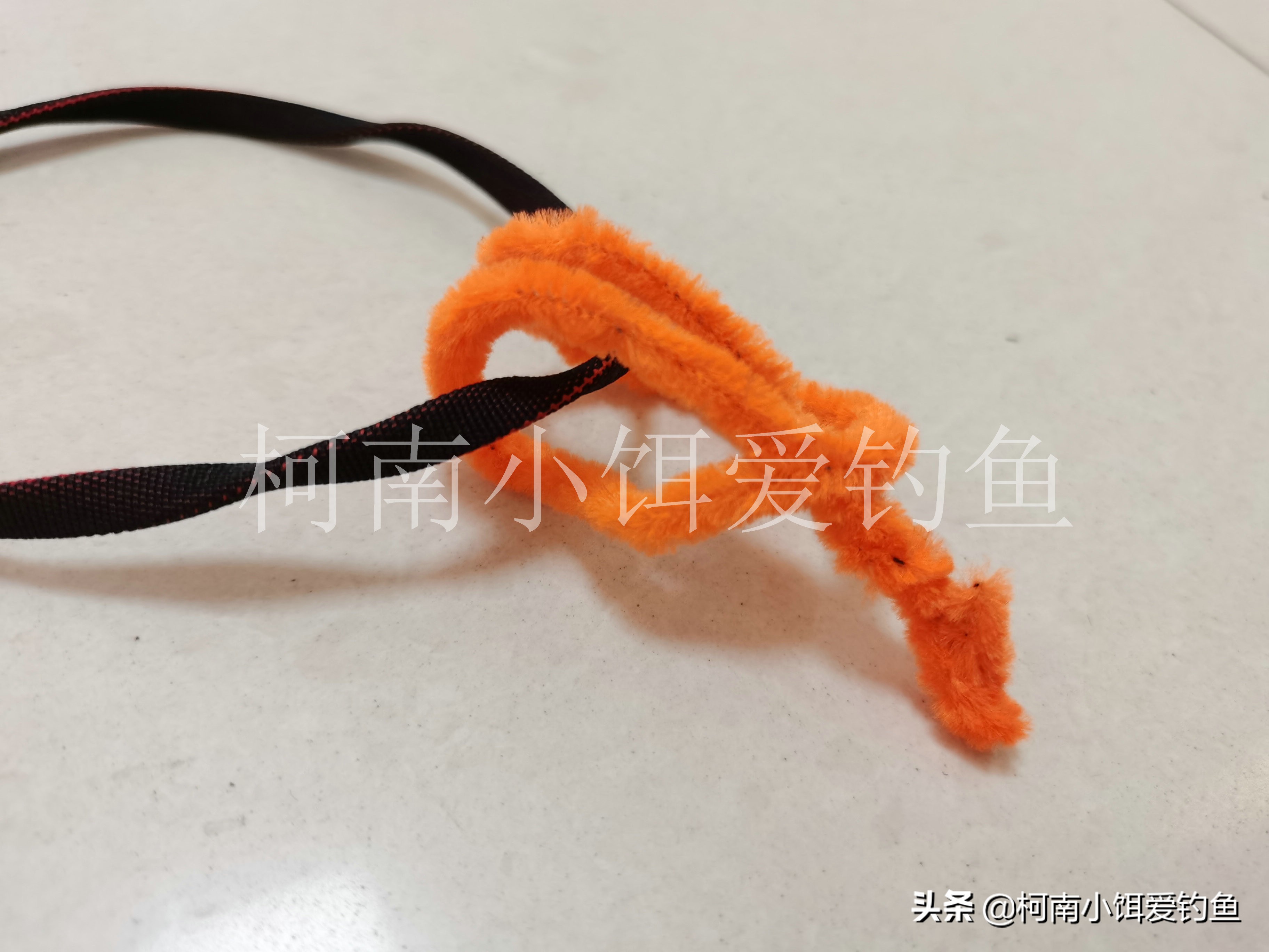 钓鱼主线打结方法,钓鱼鱼线怎么打结方法图解