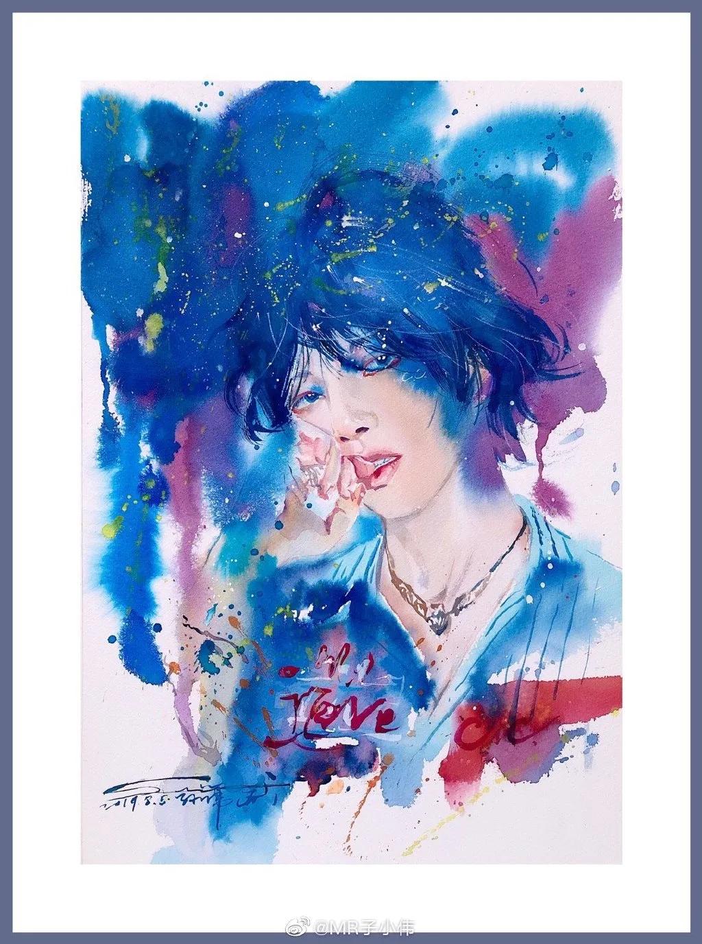 厉害了！他用一支铅笔把明星画了多个，如肖战、蔡徐坤、迪丽热巴